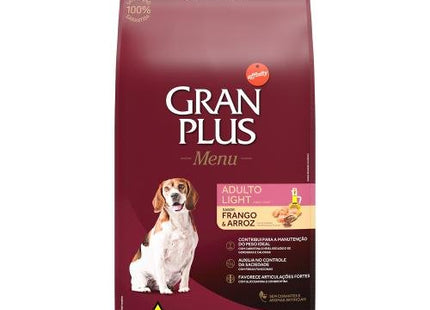 GRAN PLUS MENU CAES ADULTOS LIGHT 15KG