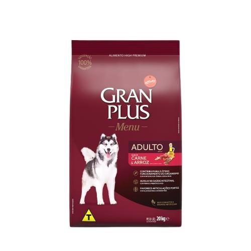 GRAN PLUS MENU CAES ADULT CARNE ARROZ 20KG