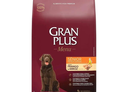 GRAN PLUS MENU CAES SENIOR MED/GRANDE 15KG