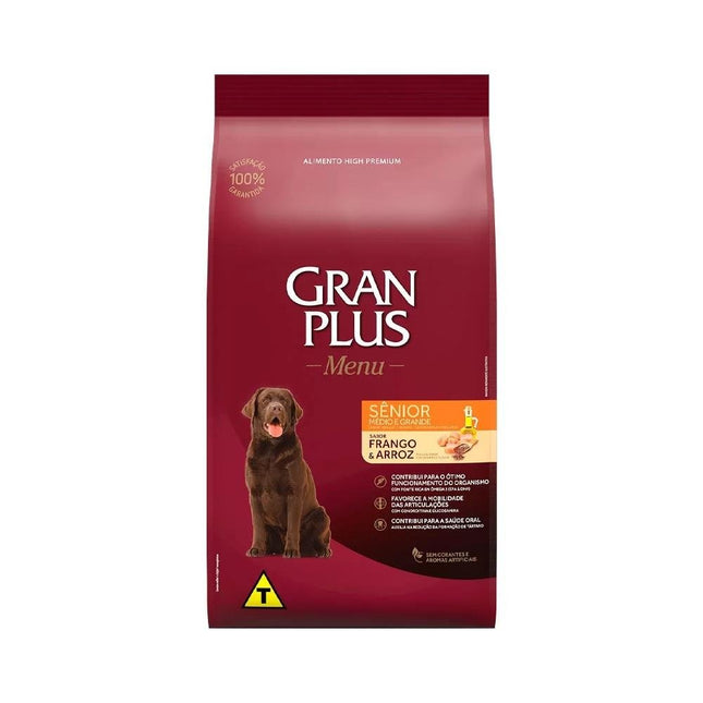 GRAN PLUS MENU CAES SENIOR MED/GRANDE 3KG