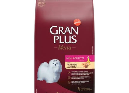 GRAN PLUS MENU CAES ADULTOS MINI FRANGO 15KG