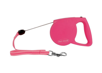 PET FLEX GUIA RETRATIL 4M/20KG ROSA 