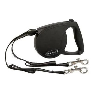 PET FLEX GUIA RETRATIL DUO 4M/20KG PRETA