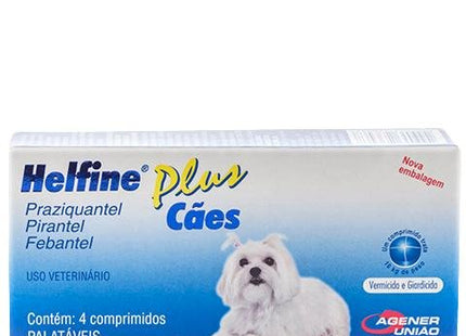 AGENER HELFINE PLUS CAES - 4 COMPRIMIDOS