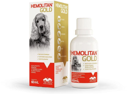 VETNIL HEMOLITAN PET GOTAS 60ML