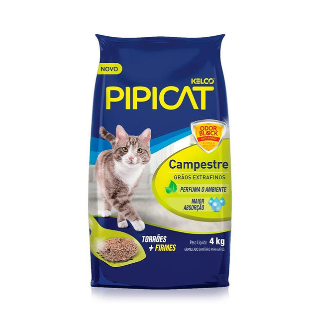 KELCO PIPICAT AREIA HIGIENICA CAMPESTRE 4KG