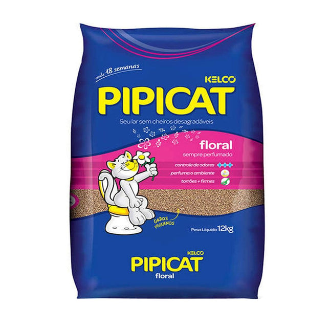 KELCO PIPICAT AREIA HIGIENICA FLORAL 12KG