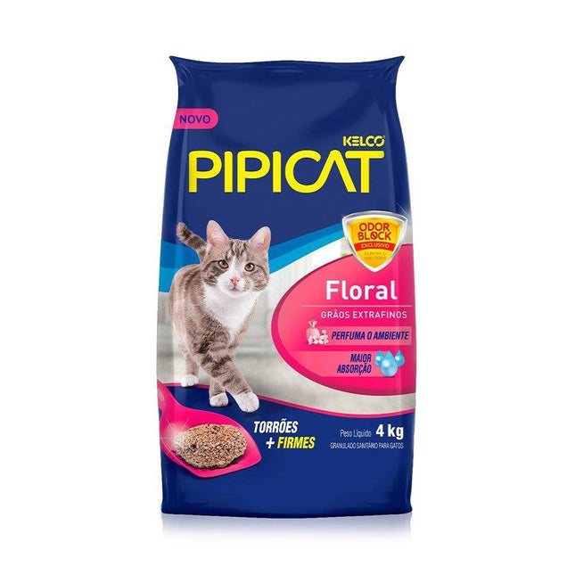 KELCO PIPICAT AREIA HIGIENICA FLORAL 4KG
