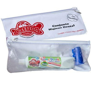 CAT DOG CONJUNTO HIGIENE BUCAL MENTA 