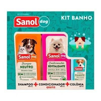 SANOL KIT (SHAMPOO+COLONIA+CONDICIONADOR)