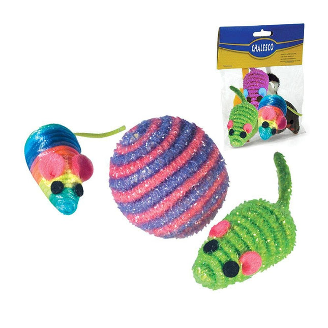 CHALESCO BRINQ. KIT SISAL BOLINHA E RATINHO