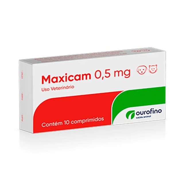 OURO FINO MAXICAM 0,5MG CAIXA - 10 COMPRIMIDOS