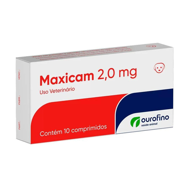 OURO FINO MAXICAM 2,0MG CAIXA - 10 COMPRIMIDOS
