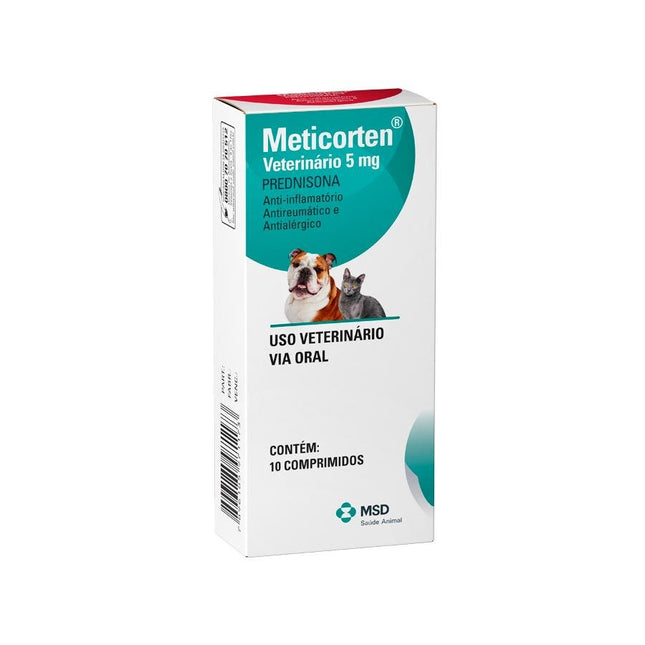 MSD METICORTEN 5MG - 10 COMPRIMIDOS