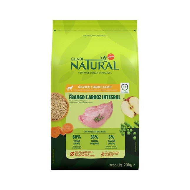NATURAL CAES ADULTOS GG FRANGO/ARROZ 20KG