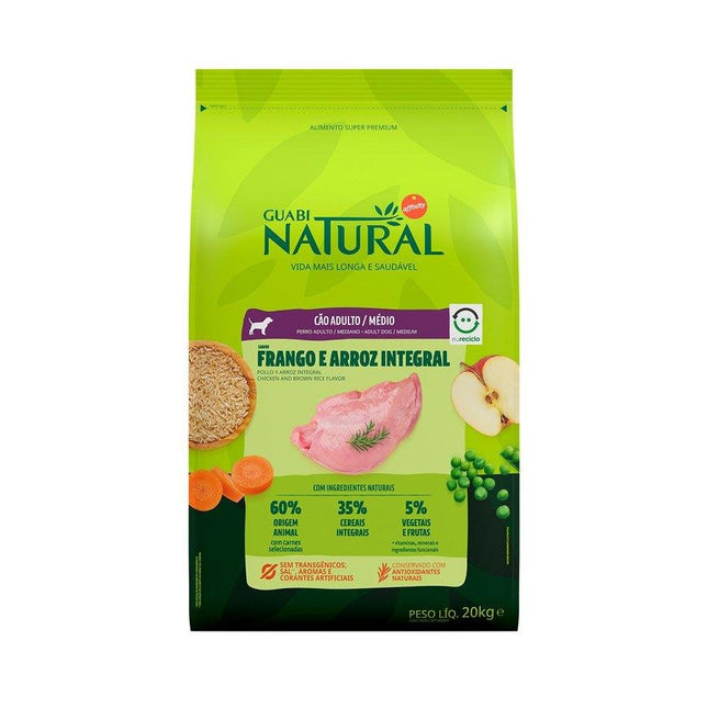 NATURAL CAES ADULTOS MEDIO FRANG/ARROZ 20KG