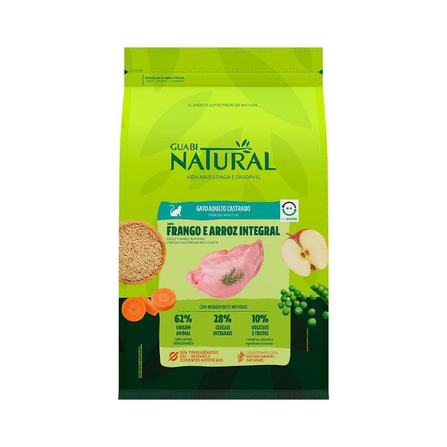 NATURAL GATOS CASTRADOS FRANG/ARROZ 7,5KG