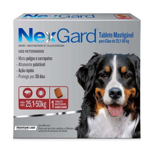 BOEHRINGER NEXGARD CAES GG (25,1 A 50KG) 1 TABLETE