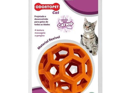 ODONTOPET BOLA LARANJA COM CATNIP