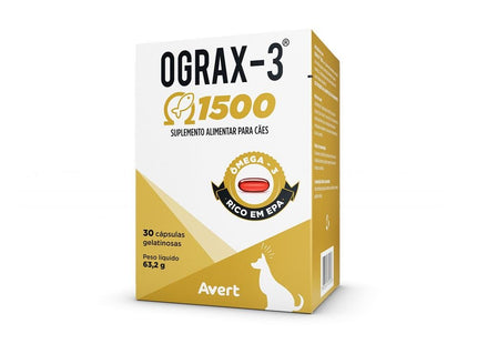 AVERT OGRAX-3 1500 - 30 CAPSULAS