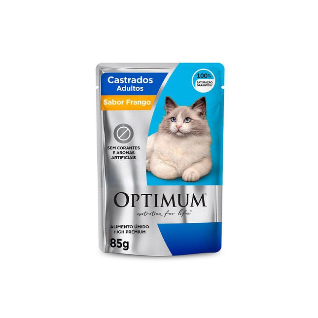 OPTIMUM CAT SACHE FRANGO CASTRADOS 85G