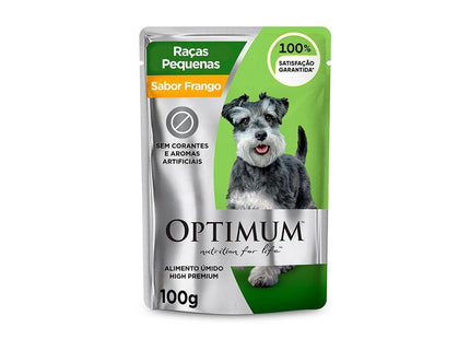 OPTIMUM DOG SACHE ADULTOS RACAS PEQ. FRANGO 100G