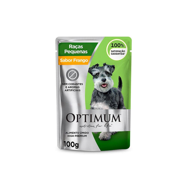 OPTIMUM DOG SACHE ADULTOS RACAS PEQ. FRANGO 100G