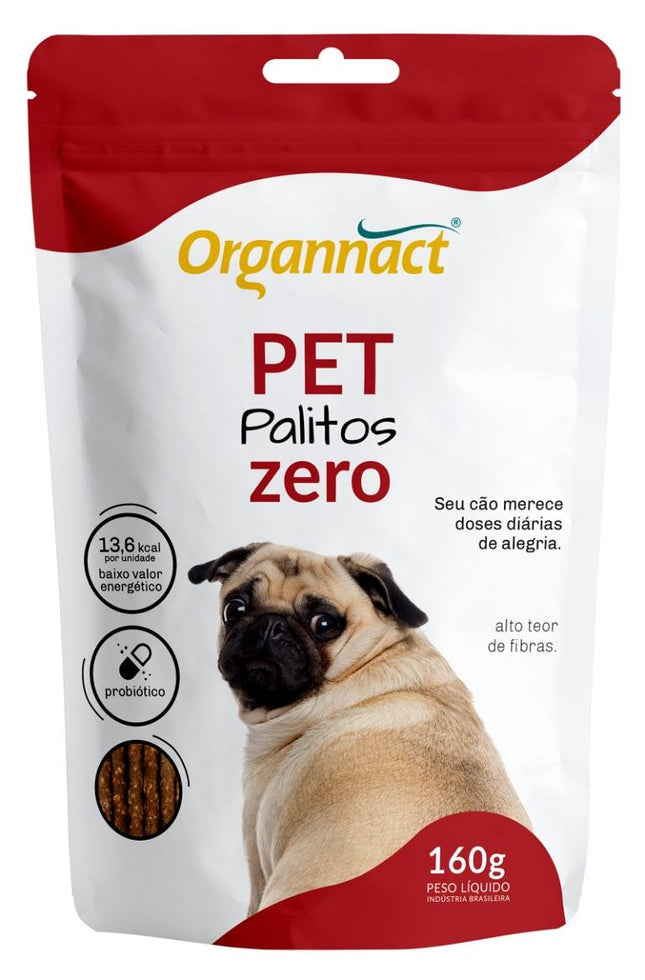 ORGANNACT PET PALITOS ZERO SACHE 160G