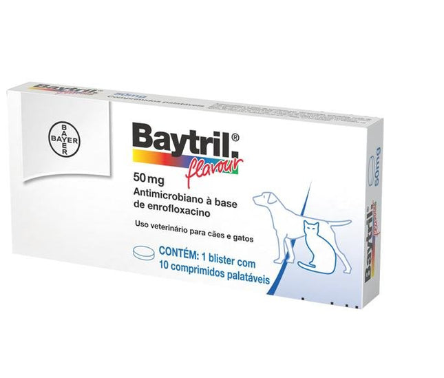 ELANCO BAYTRIL 50MG - 10 COMPRIMIDOS