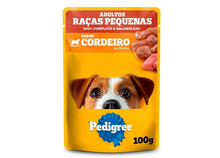 PEDIGREE SACHE ADULTO RAC/PEQ CORDEIRO 100G