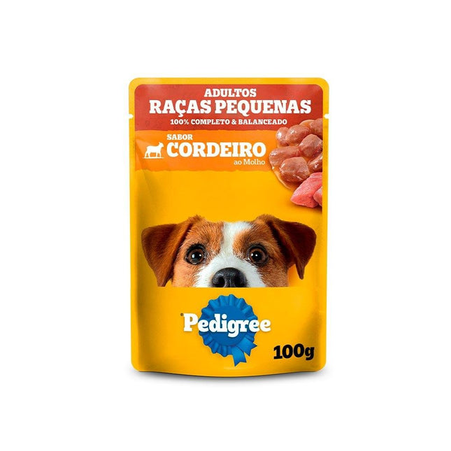 PEDIGREE SACHE ADULTO RAC/PEQ CORDEIRO 100G