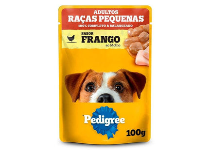 PEDIGREE SACHE ADULTO RAC/PEQ FRANGO AO MOLHO 100G
