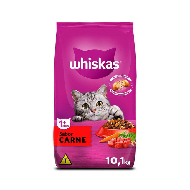 WHISKAS ADULTOS CARNE 10,1KG