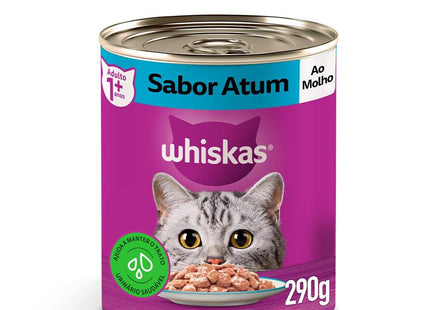 WHISKAS LATA ATUM AO MOLHO 290G