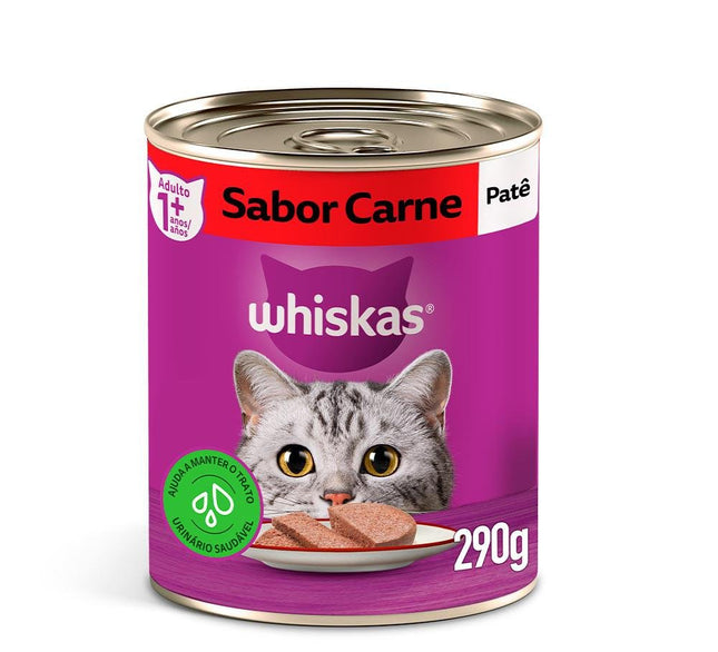 WHISKAS LATA CARNE PATE 290G