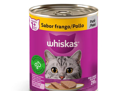 WHISKAS LATA FRANGO PATE 290G