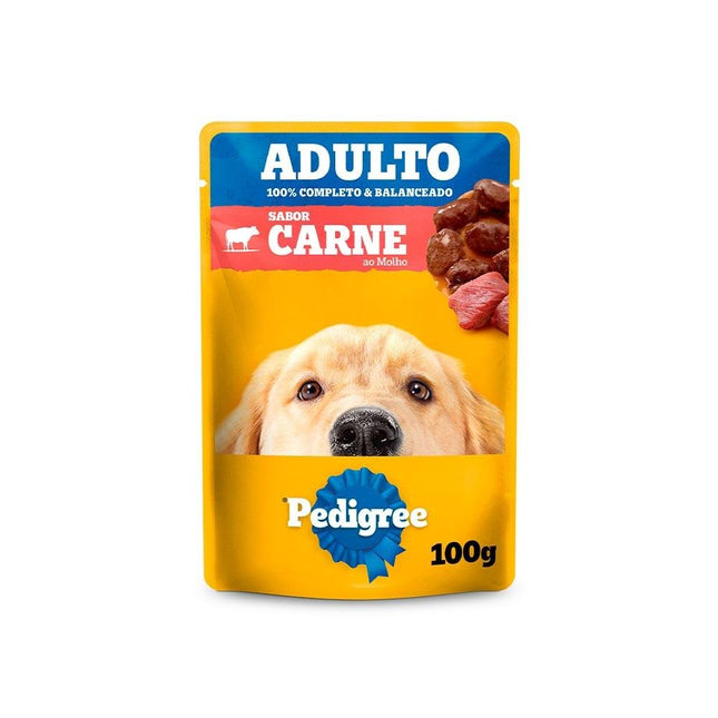 PEDIGREE SACHE ADULTO CARNE AO MOLHO 100G