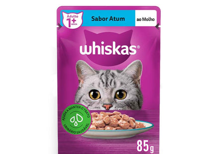 WHISKAS SACHE ATUM AO MOLHO 85G