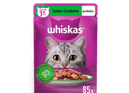 WHISKAS SACHE CORDEIRO AO MOLHO 85G