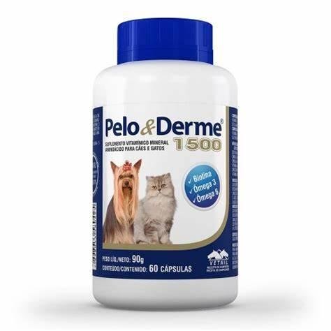 VETNIL PELO E DERME 1500 - 60 CAPSULAS