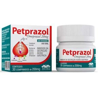 VETNIL PETPRAZOL 20MG - 30 COMPRIMIDOS