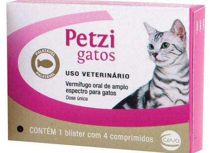 CEVA PETZI GATOS - 4 COMPRIMIDOS