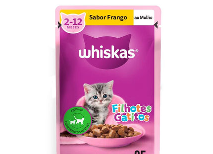 WHISKAS SACHE FILHOTES FRANGO AO MOLHO 85G