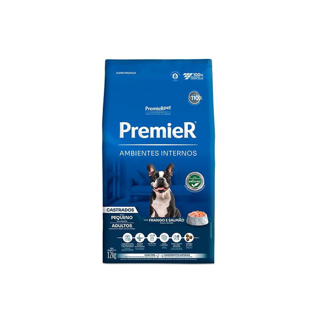 PREMIER AMB. INTERNOS CAES CASTRADOS PORTE PEQ. 12KG