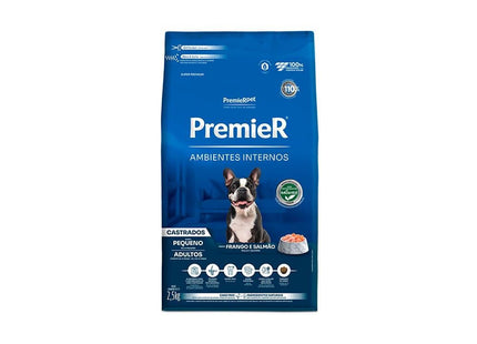 PREMIER AMB. INTERNOS CAES CASTRADOS PORTE PEQ. 2,5KG