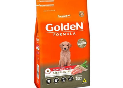GOLDEN CAES FILHOTES FRANGO/ARROZ 3KG