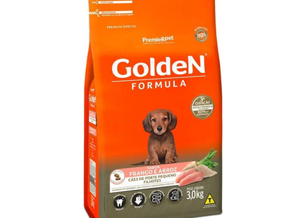 GOLDEN CAES FILHOTES PORTE PEQ. FRANGO/ARROZ 3KG