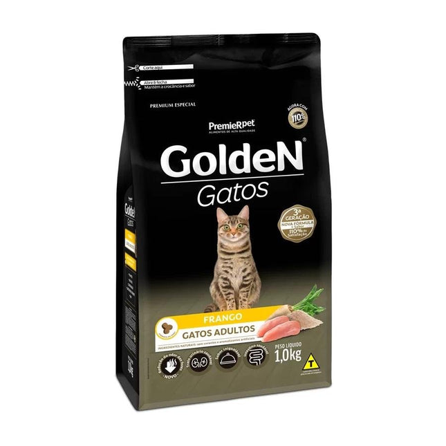 GOLDEN GATOS ADULTOS FRANGO 1KG