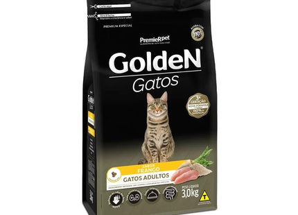 GOLDEN GATOS ADULTOS FRANGO 3KG