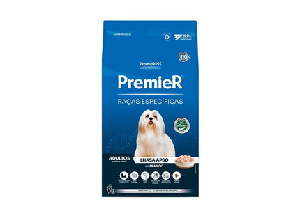 PREMIER LHASA APSO ADULTOS FRANGO 7,5KG
